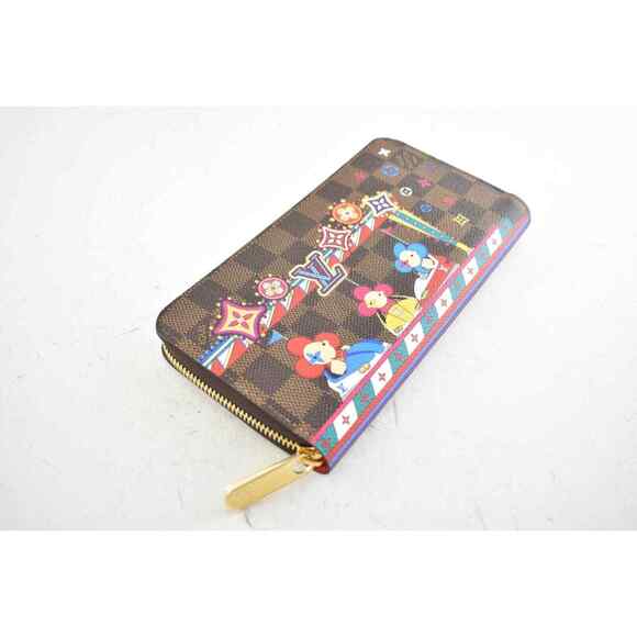 Louis Vuitton Christmas Holiday 2020 Vivienne Damier Ebene Purse Zippy Wallet - Picture 4 of 12